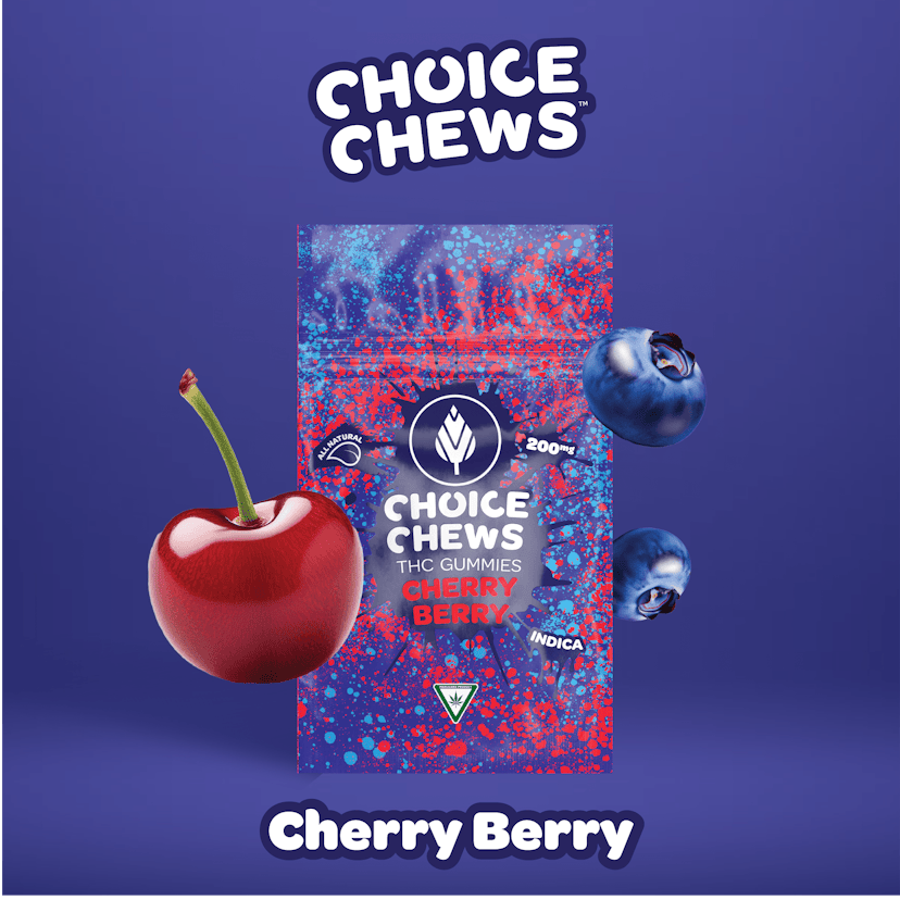 Choice - Cherry Berry 200mg Gummies