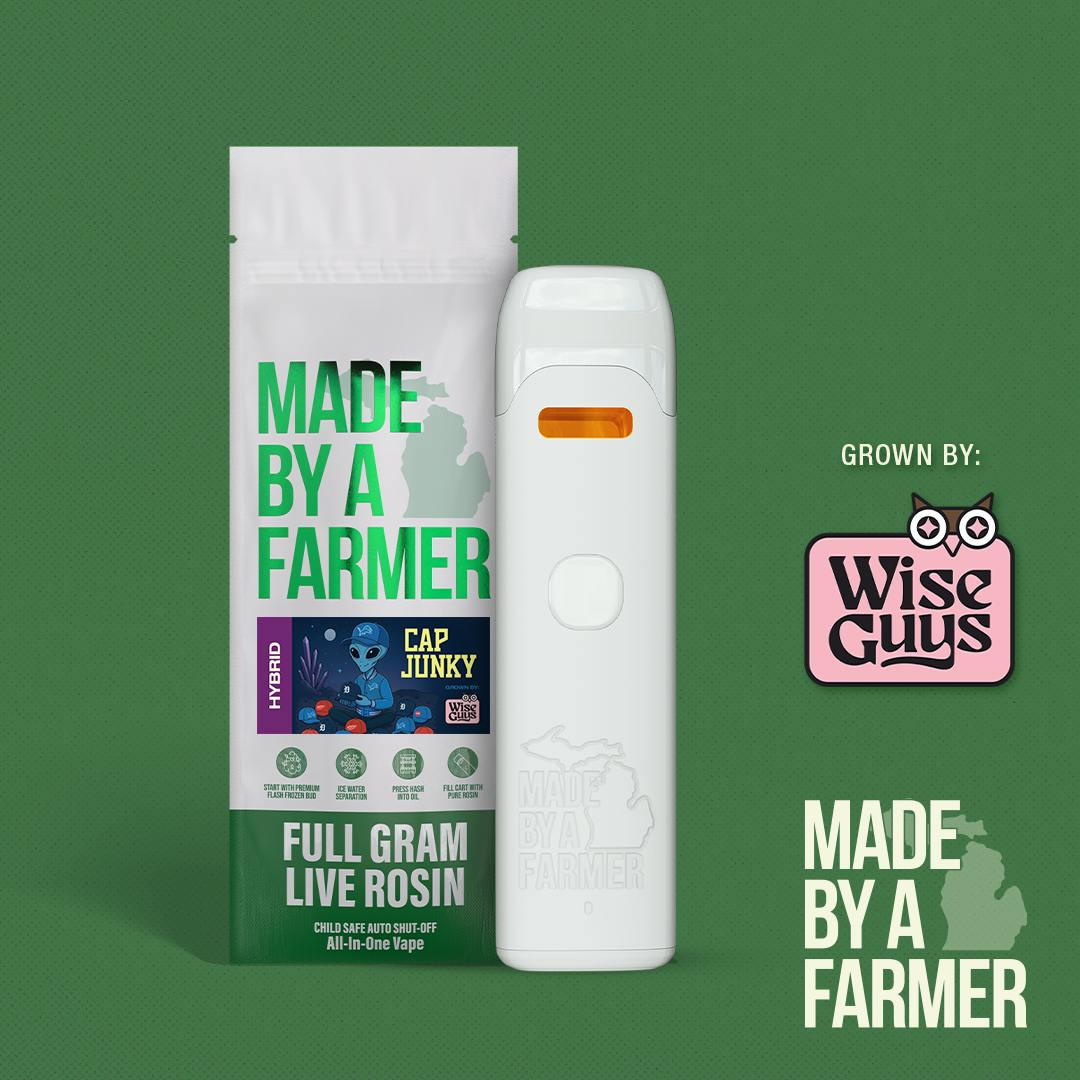 Made By A Farmer - 1g Live Rosin Disposable - Cap Junky