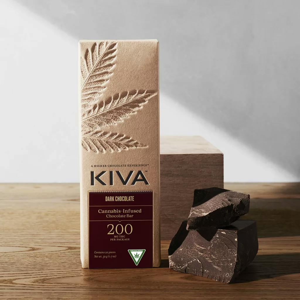 Kiva | Chocloate Bar - 200mg - Dark Chocolate