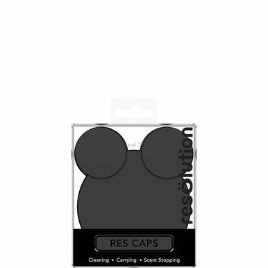 Resolution - silicone caps - black