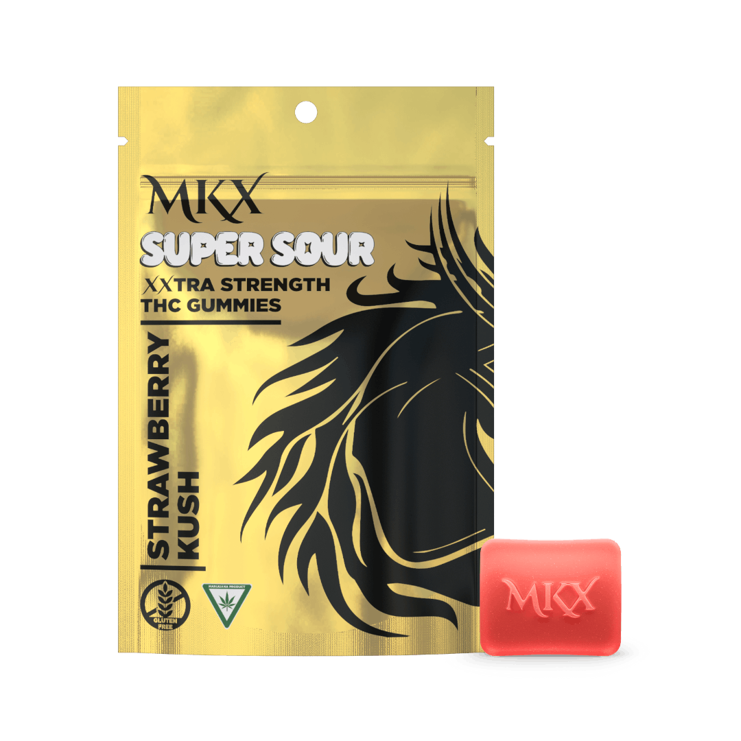 MKX - 200MG SUPER SOUR Gummies - Strawberry