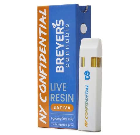 NY Confidential Live Resin Disposable Vape | Riverbend Dispensary - Hudson