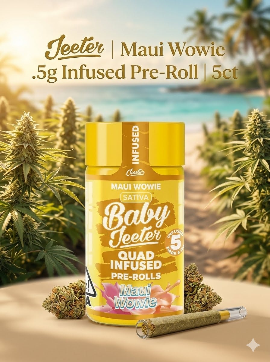 Product Jeeter | Maui Wowie | .5g Infused Pre-Roll | 5ct
