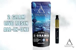Product: SOCIETY C | BLUE DREAM - LIVE RESIN DISPOSABLE PEN | SATIVA