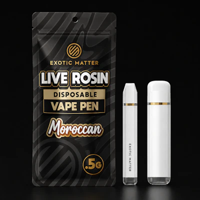 Exotic Matter - .5g Hash Rosin Disposable - Moroccan