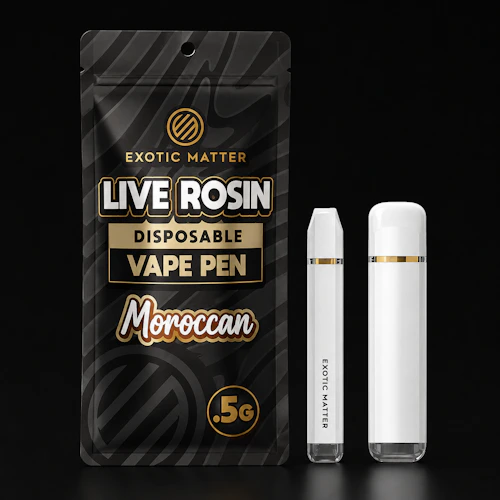 Exotic Matter - .5g Hash Rosin Disposable - Moroccan