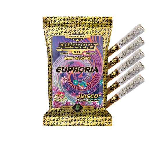 Sluggers Sluggers | Euphoria | Juiced 5PK Infused Mini Blunts 3.5g