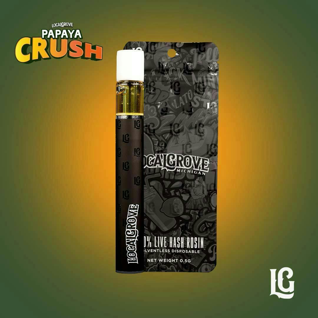 Local Grove | Live Rosin Disposable - 0.5g - Papaya Crush