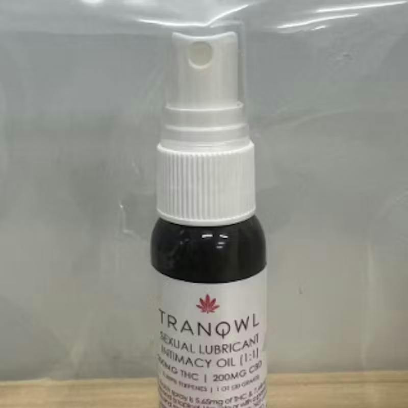Tranqwl Sexual Lubricant Intimacy Oil 200MG THC:200MG CBD