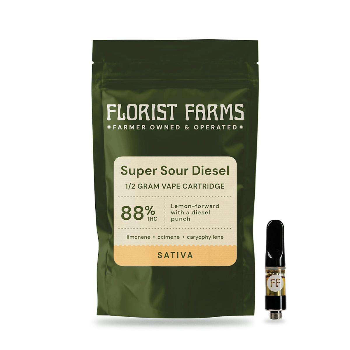 Photo of Florist Farms | Super Sour Diesel | Cartridge | .5g