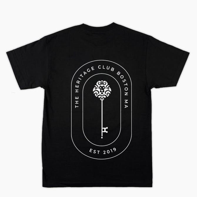 Photo of Heavy Cotton T-Shirt – Black – M – The Heritage Club