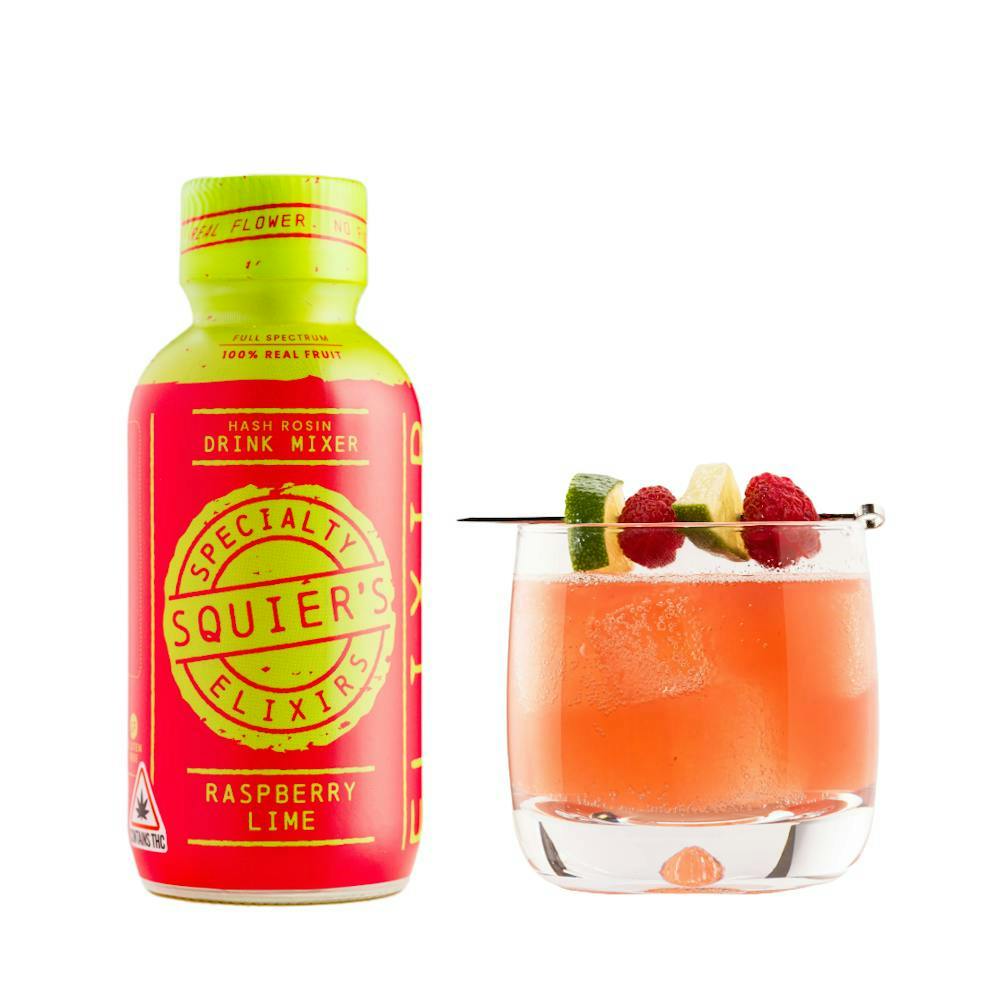 Product Raspberry Lime Hash Rosin Elixir | Tincture | 500mg
