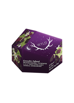 Wyld | 100mg THC / 100mg CBD / 100mg CBN Gummy | Boysenberry (Indica)