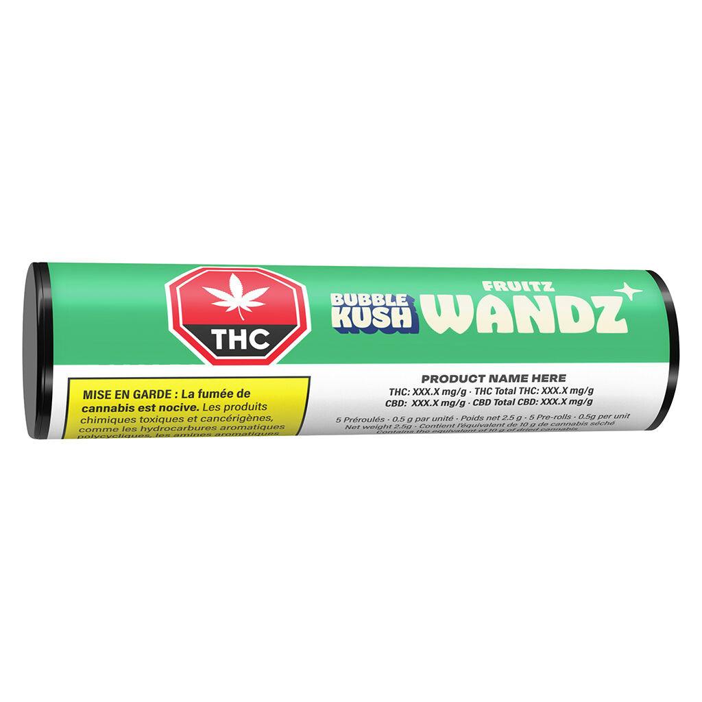 Bubble kush wandz* fruitz - dragonfruit hibiscus infused prj - 5x0. 5g