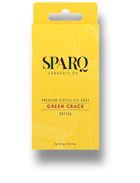 Green Crack (S) - 1g Vape Cart - Sparq