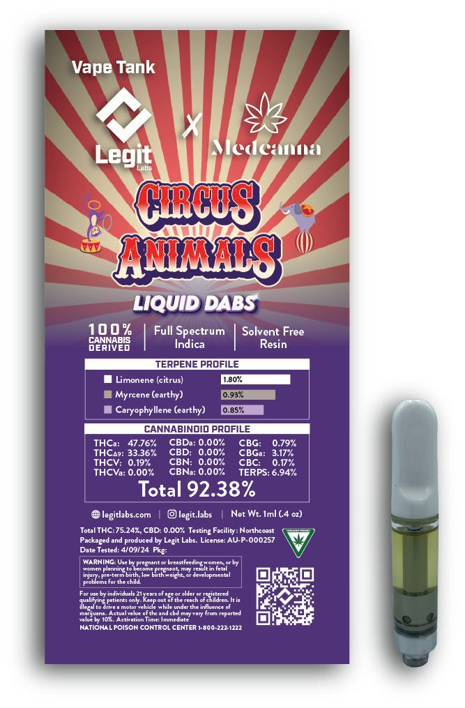 AU Legit Labs Willies Escape x Wifi OG Vape Tank North Coast Provisions