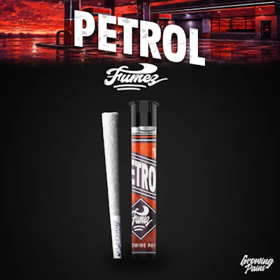 Growing Pains - 1g Preroll - Petrol Fumez - PRE_ROLLS by Growing Pains at King of Budz