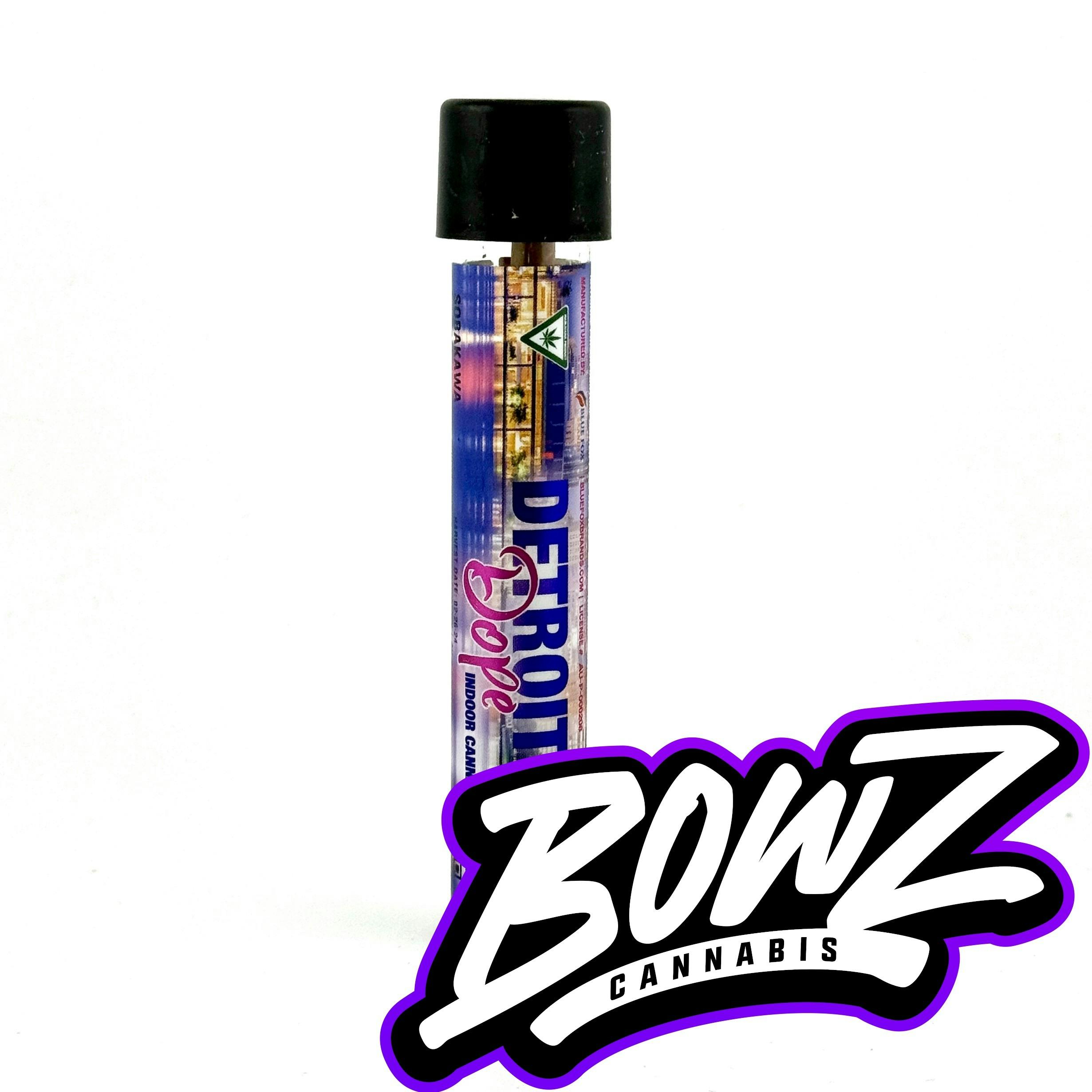 Detroit Dope - Infused Preroll - - Sativa - **STRAWBERRY DURBAN**
