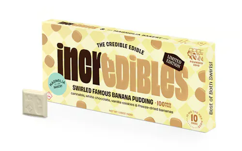 Incredibles – Banana Pudding Chocolate Bar – 100 mg-active
