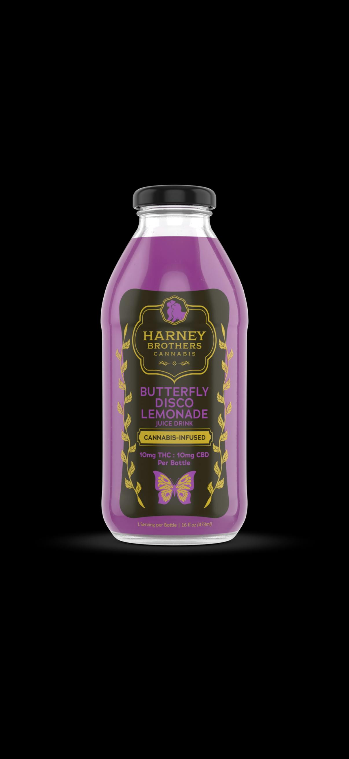 Product Harney Brothers Cannabis - Butterfly Disco Lemonade - 10mg THC - 10mg CBD