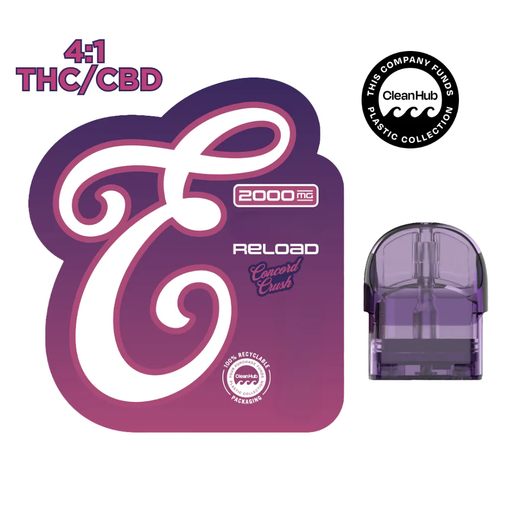 Product RELOAD - 2g FUSION - Concord Crush (4:1 THC/CBD)
