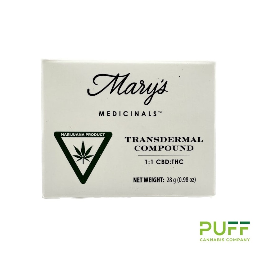 Mary's | Transdermal Compound 1:1 |THC : CBD