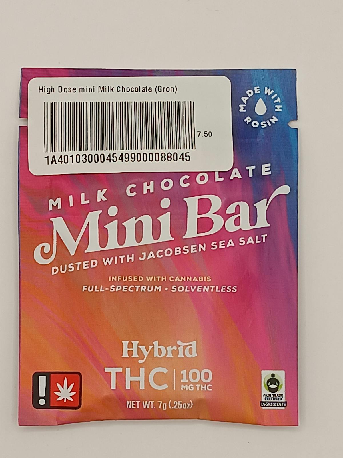 Photo of High Dose mini Milk Chocolate (Gron)