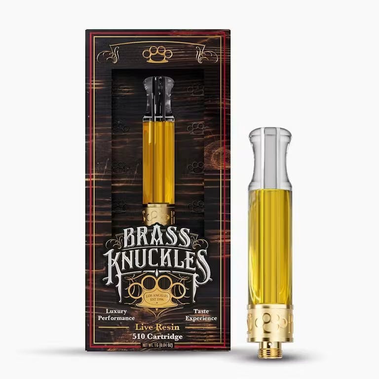 Product Brass Knuckles - Northern Lights - 1g -  Live Resin 510 Cart