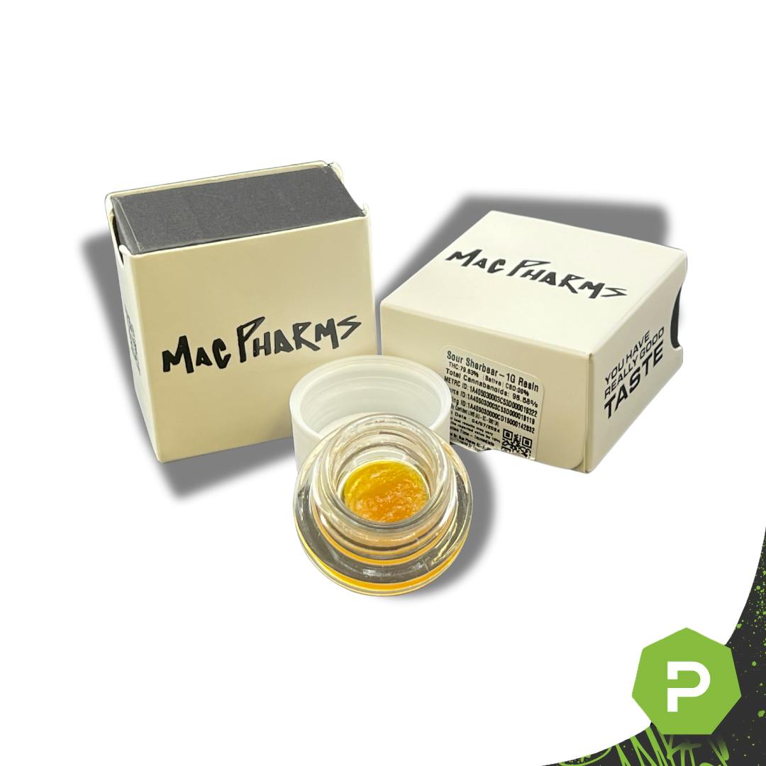 Mac Pharms Mac Pharms Live Resin | Sour Sherbear - Puff Cannabis Dispensary  in MI