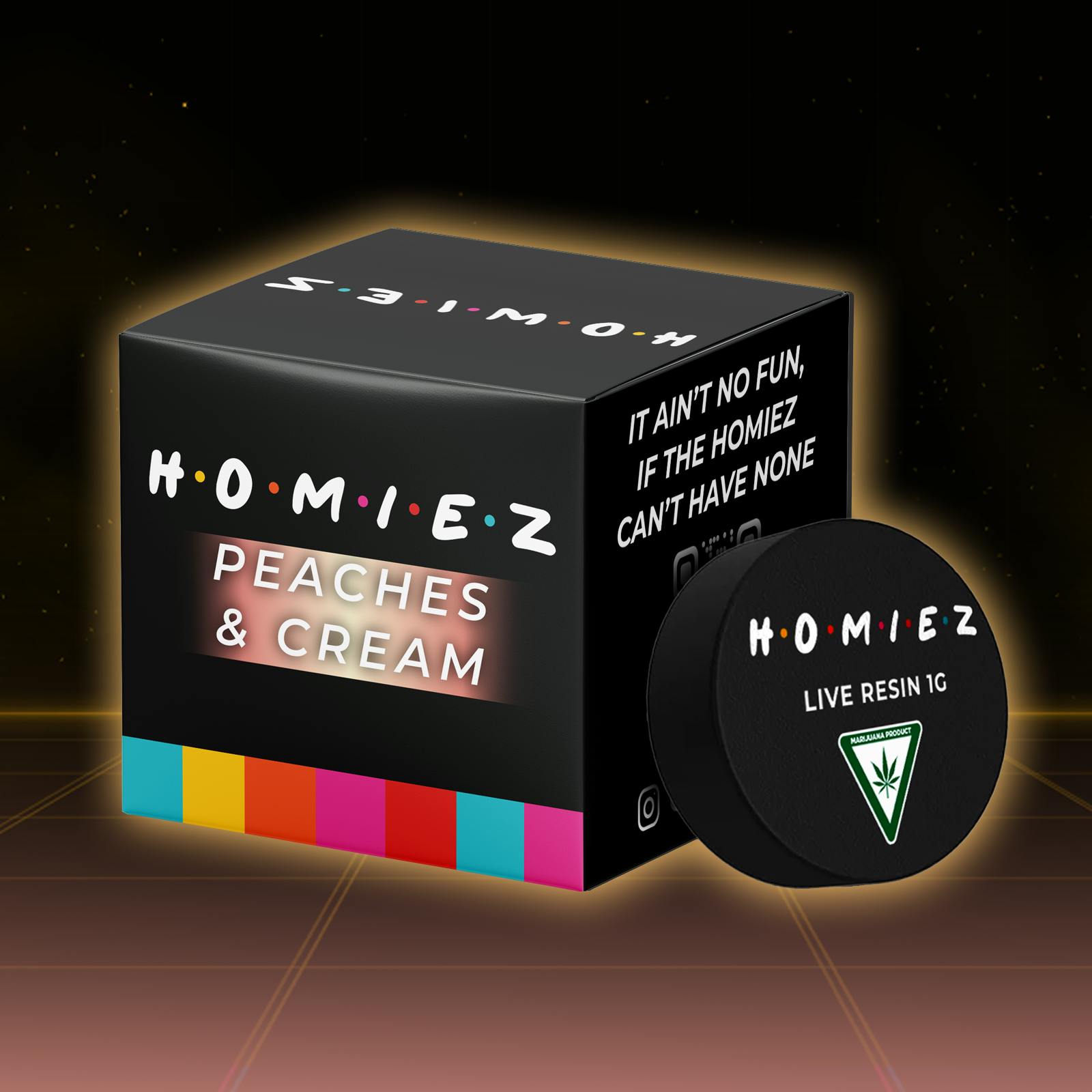 Homiez | Peaches & Cream | 1G Live Resin