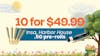 10 for $49.99 - Insa, Harbor House .5G pre-rolls
