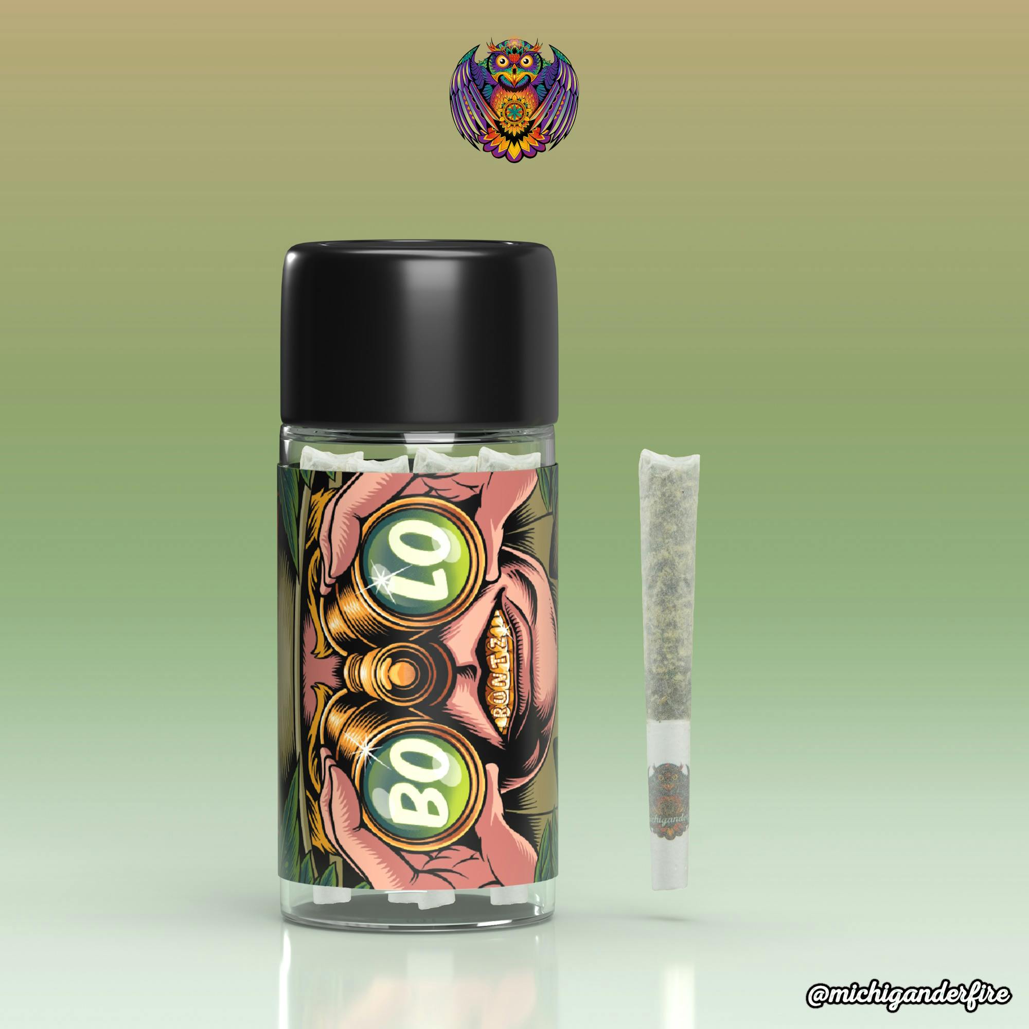 Michigander Fire - 5-Pack .5g Prerolls - Bolo Runtz