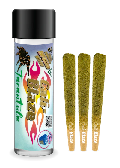 Blue Muffin Tarantula 3-pack | 3g - PRE_ROLLS by Cali-Blaze at King of Budz