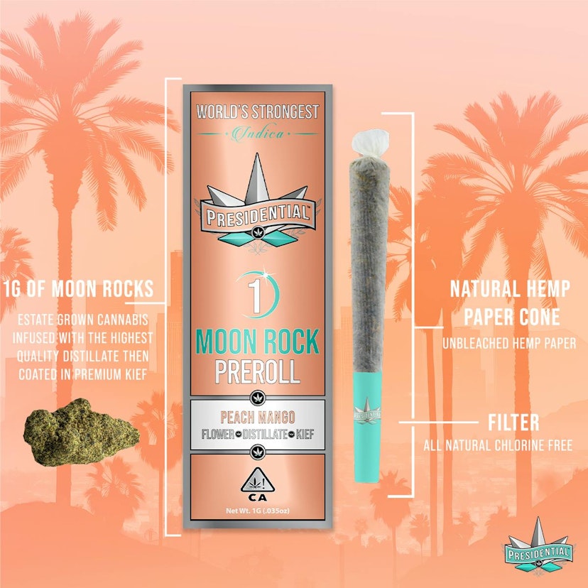 Presidential Moon Rock Preroll | Peach Mango