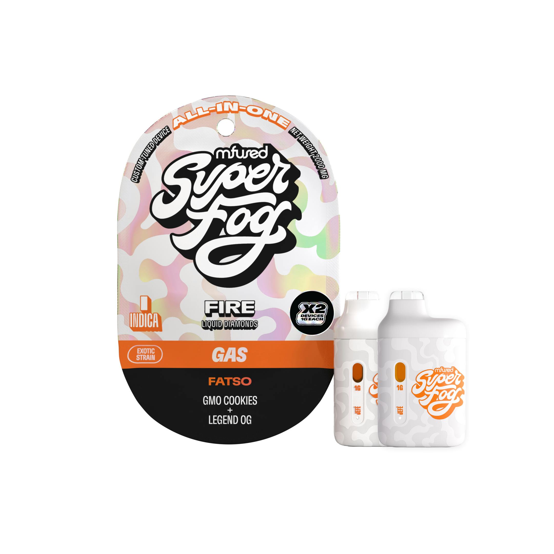 Mfused | Fire Jefe 1g Vape 2pk | Fatso