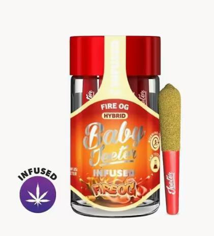 Product Jeeter | Fire OG | Infused Prerolls / 5pk