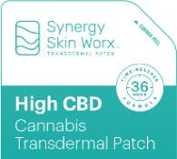 Synergy Skin Worx Transdermal Patch High CBD 35mg CBD 4pk