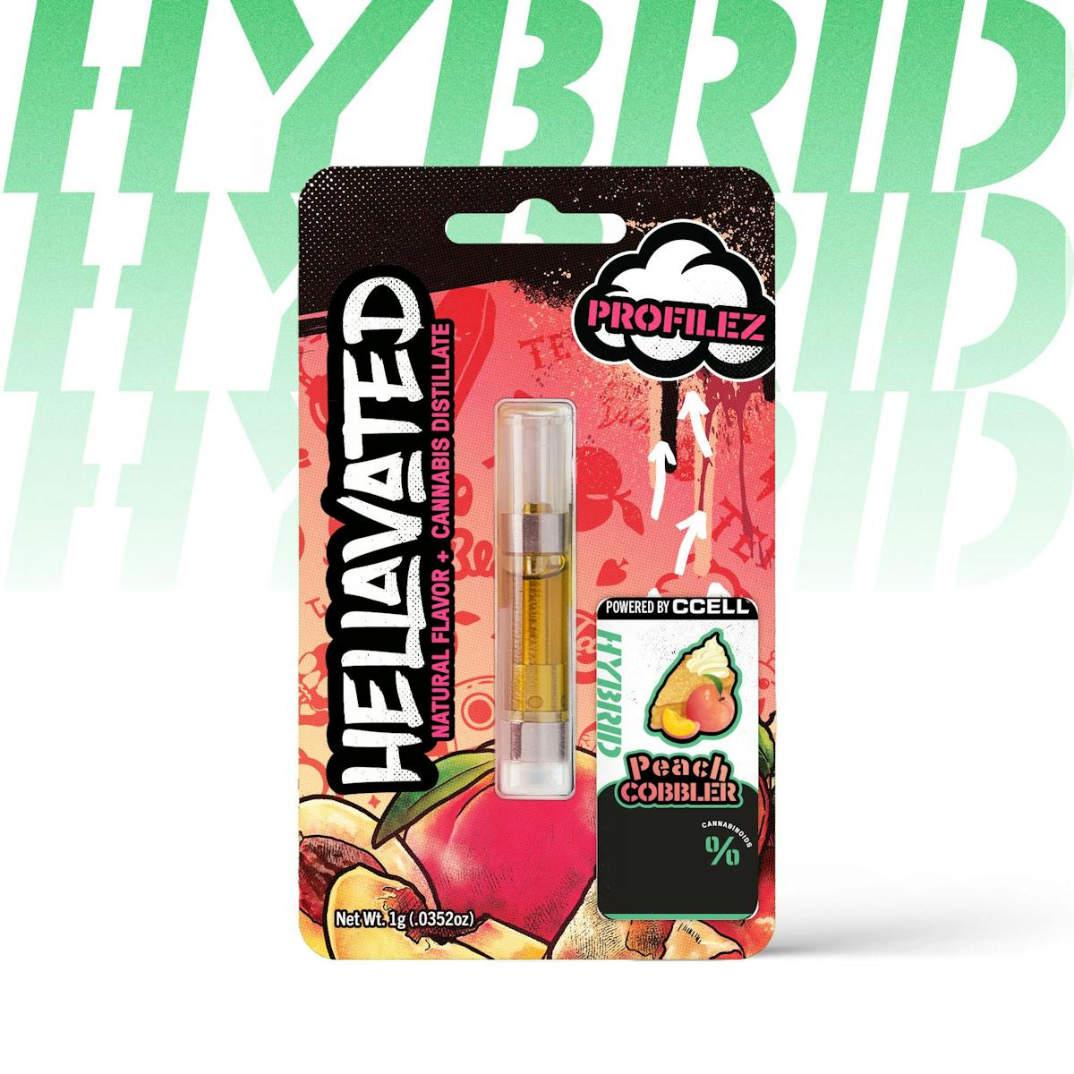 Photo of Hellavated Peach Cobbler 1g Cartridge
