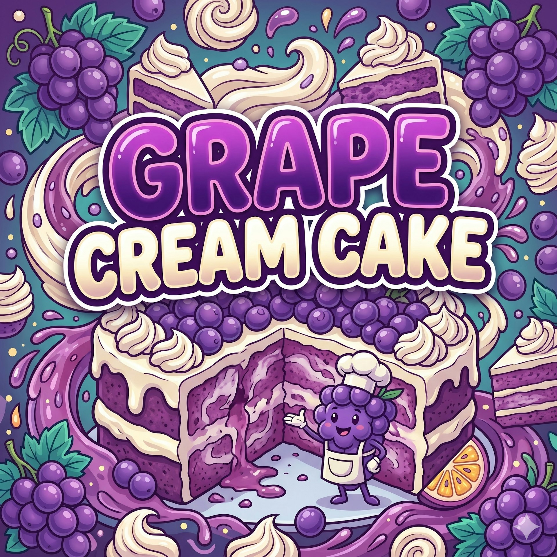 Mitten Distro - Grape Cream Cake - Buds