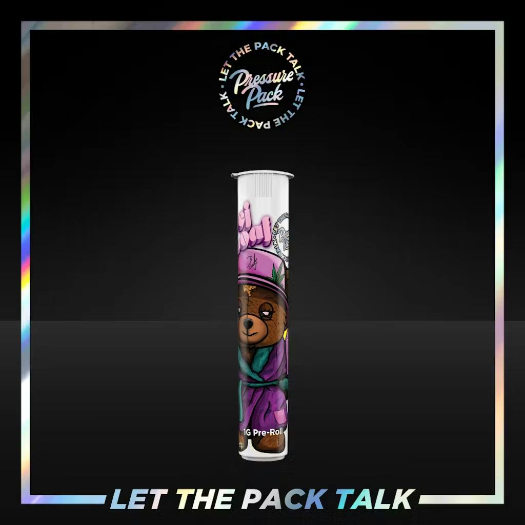 Pressure Pack x Dej Loaf - 1g Preroll - Smokey The Bear