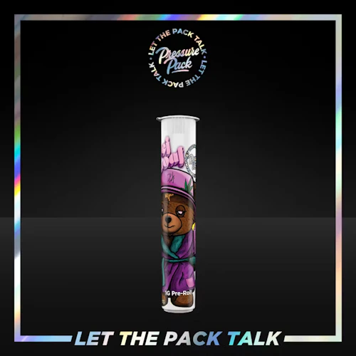Pressure Pack x Dej Loaf - 1g Preroll - Smokey The Bear