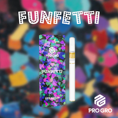 Funfetti 0.5g Live Rosin Disposable - DISPOSABLES by Pro Gro at King of Budz