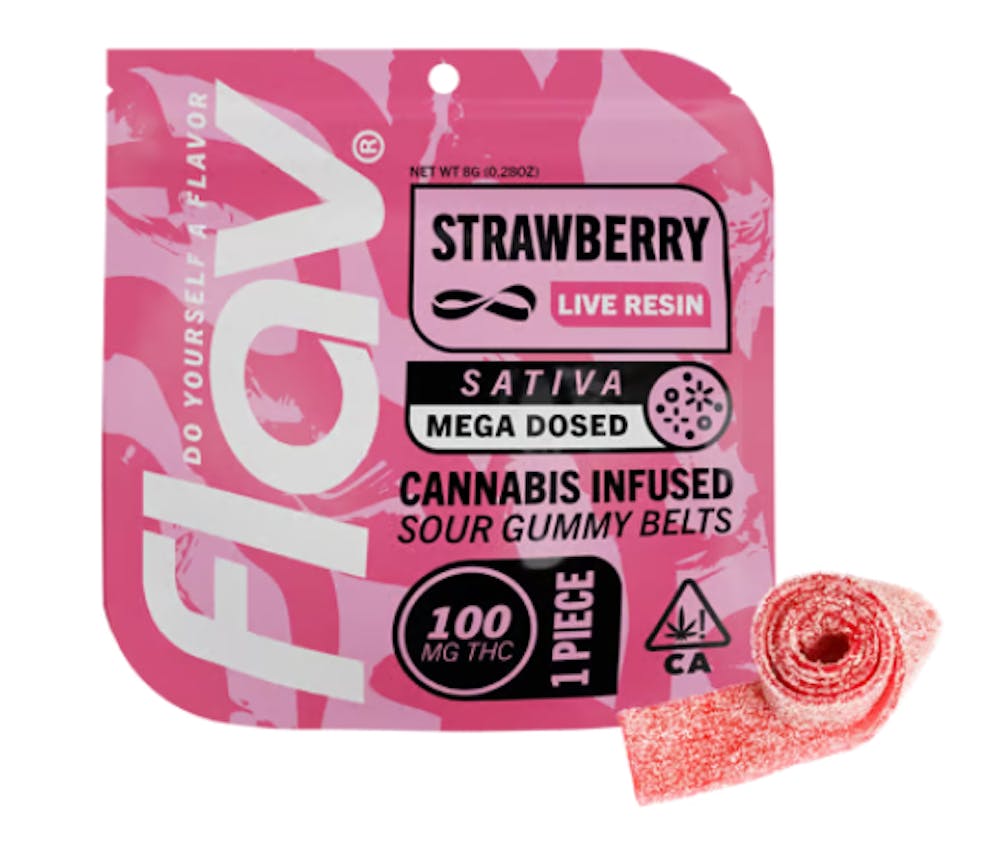 Product Live Resin Mega Belt | Strawberry (S) | 100mg 1 piece | Flav