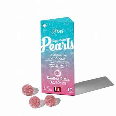 Photo of Grön 3:1 Blueberry Lemonade Pearls – Daytime Sativa – CBG/THC