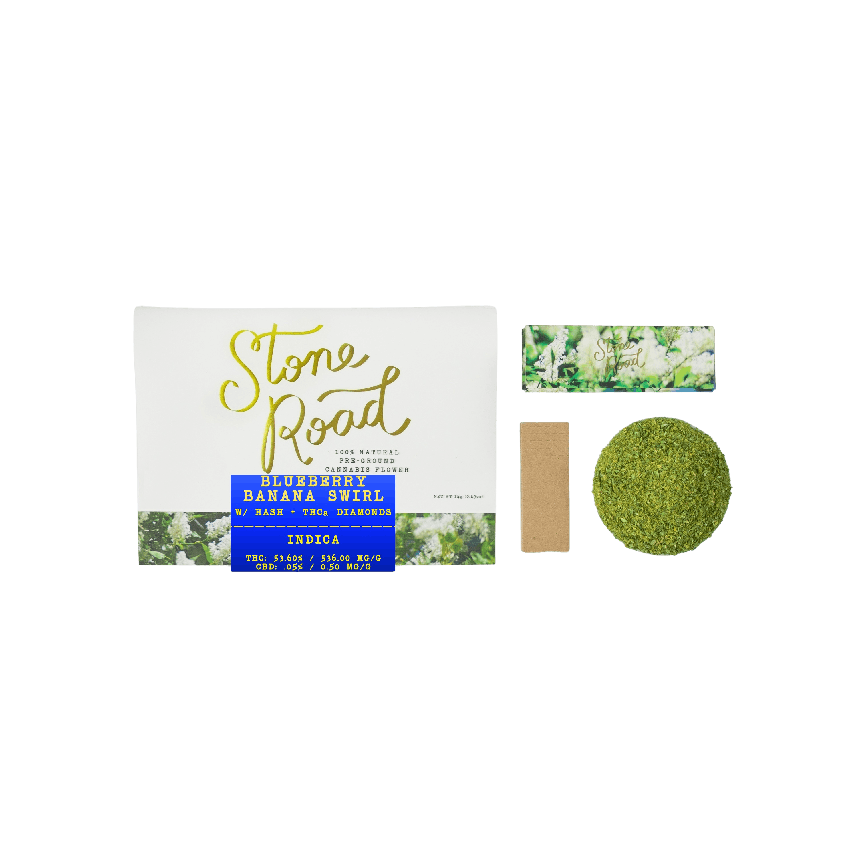 Blueberry Banana Swirl | Infused | Pre Ground cannabis product by Stone Road