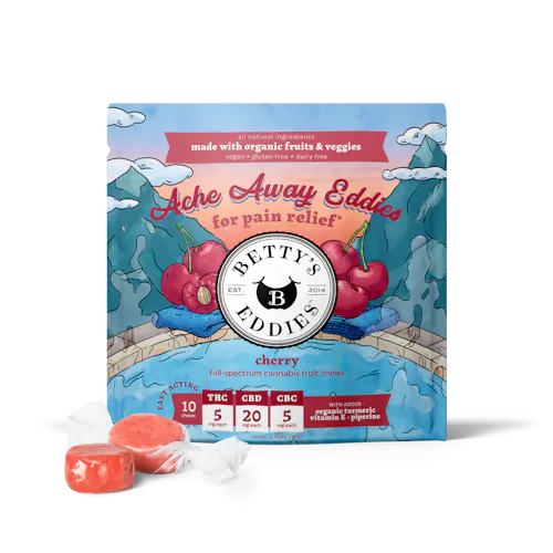 Ache Away Eddies Cherry Chews | 50mg-1