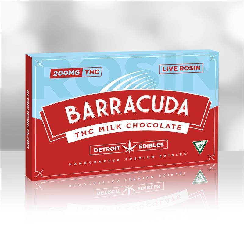 Barracuda - 200mg Live Rosin Infused Chocolate - Milk Chocolate
