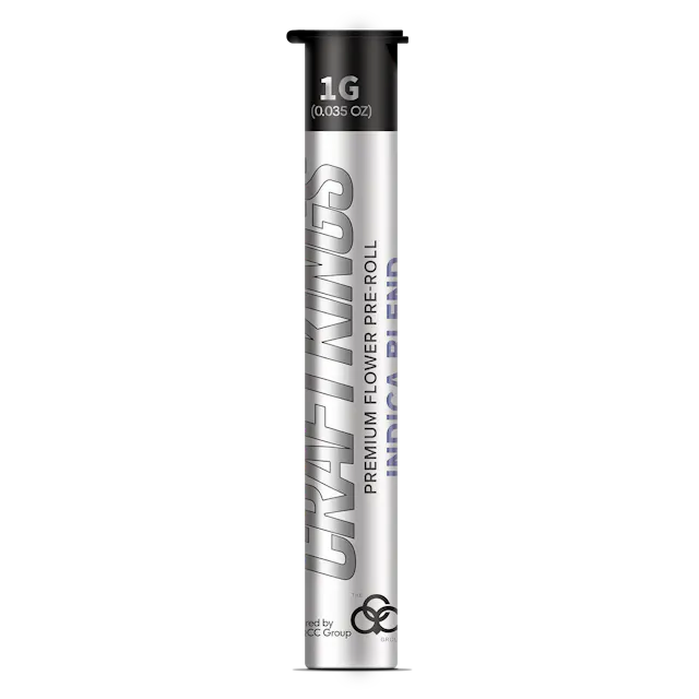 Craft Kings Pre-Roll Indica Blend 1g (singles)