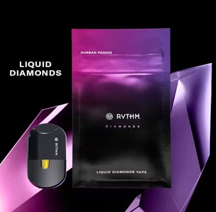 Rythm (Green Thumb) Durban Poison | Liquid Diamond Disposable Vape | 1g