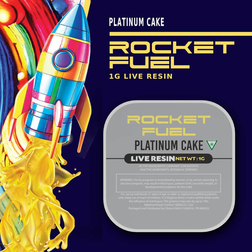 Rocket Fuel - (1g) Live Resin - Platinum Cake